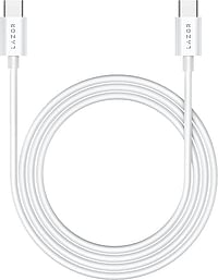 Lazor Bolt Pd Fast Charging Cable Type-C To -60W Current - Ct76 Grey- 1M, USB - White