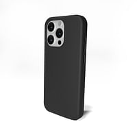 Max & Max iPhone 14 Pro Magnetic Silicon Case 6.1-inch, Support Wireless Charging, Shockproof Protection Smooth Grip Anti-Scratch, Camera Lens Protection Cover (Black)