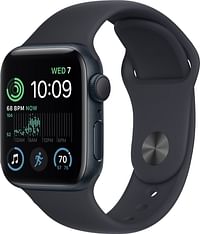 Apple SE (2nd Gen) 40MM/SM Smart Watch (MNT73LL/A) Midnight Aluminum / Midnight