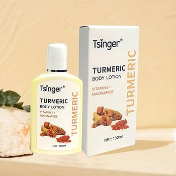 Turmeric Body Lotion, Deep Moisturizing And Nourishing Skin, Improve And Even Skin Tone - 100 ml