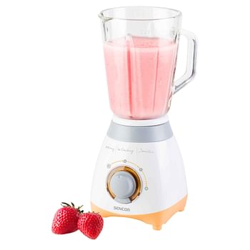 SENCOR SBL 4370 BLENDER Glass mixing bowl volume 1,5 l Back-lit scale "Pulse" function for instant mixing and crushing of ice cubes