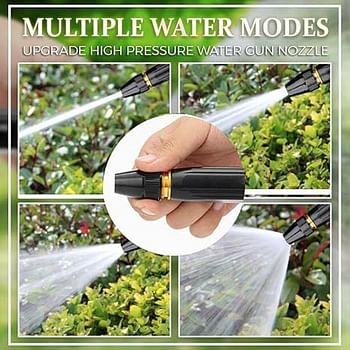 Portable High Pressure Washing Water Gun, Direct Spray Gun, New Direct Spray Car Wash Water Gun, Car Wash Garden Watering Tool, Black High Pressure Nozzle