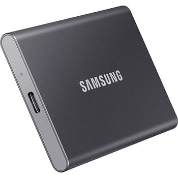 Samsung T7 Portable SSD 1TB With External USB 3.2 Gen 2 & Hardware Encryption Gray