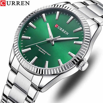 Curren 8425 fashion gold gents quartz watch hot sale Stainless steel band water resist personality business relogio musculino