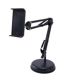 Adjustable Mobile Phone Live Stand Live Broadcast Bracket Multipurpose 360 Phone Holders - Black