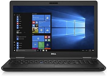 Dell Latitude 5570 Notebook Business Laptop, Intel Core i5-6th Generation CPU, 8GB DDR4 RAM, 256GB SSD Hard, 15.6 inch Display, Windows 10 Professional Keyboard English/Arabic