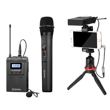 BOYA BY-WM8 Pro-K4 UHF Dual-Channel Wireless Microphone System