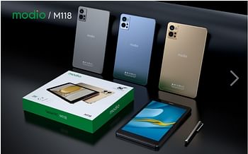 Modio M118 Android tablet 5G, 6GB RAM 256GB ROM-Black