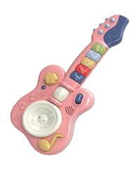 Electronic Musical Toy, Handheld Guitar for Children - Pink