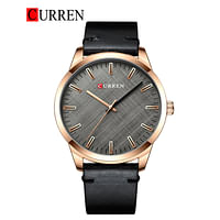 CURREN 8386  Original Brand Leather  Straps Wrist Watch For Men