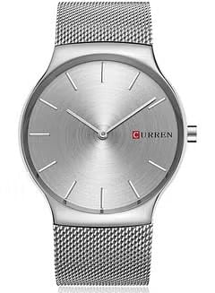 CURREN Men's Water Resistant Analog Watch 8256 Silver