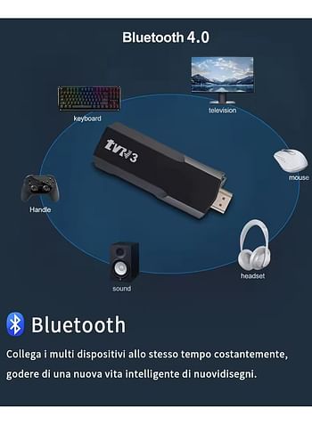 Android TV Stick 4K Ultra HD Streaming Device, TV Stick TV Box Android 4K with Remote Control