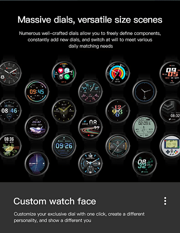 CURREN R3 Pro New Smartwatch Full Touch Screen Heart Rate Bluetooth IP68 Waterproof Sports Fitness Watch