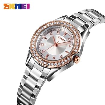 SKMEI Women's Waterproof Stainless Steel Fashion Luxury Watch 1534