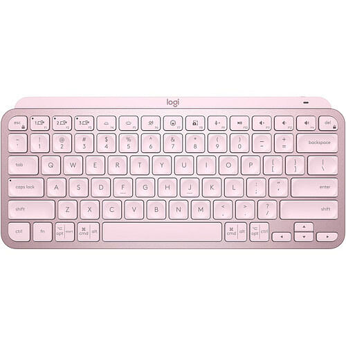 Logitech MX Keys Mini Wireless Keyboard Bluetooth Connectivity (920-010474) Rose