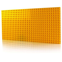 BERRY Build-up Board for Duplo Blocks (Yellow, 51: 25cm)