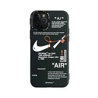 Luxury AJ Nike silicone phone case Iphone 14 pro