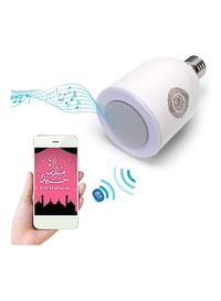 E27 Bluetooth Speaker LED Light, With Remote Control Multicolor