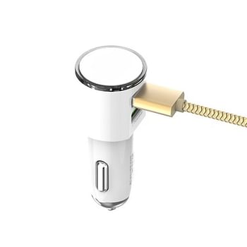 Toreto TOR-428 TOR RAPID CHARGER 28 Dual USB Car Charger with Micro USB Cable