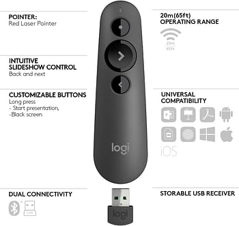 Logitech R500s Laser Presentation Remote