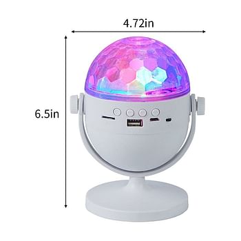 Bluetooth Speaker Starrys Projection Light Stage Sky Sound System Dreamy Party Stage Light Outdoor Projection Light random color