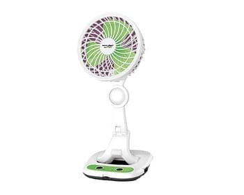 LED Multi-Functional Fan RL-F-7071, Rechargeable Battery-Operated Fan, 1600 MAH Lead Acid Battery, Micro USB Charging, Energy Saving