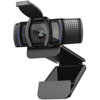 لوجيتك C920s كاميرا ويب برو FHD 1080p HD كاميرا (960-001257) أسود