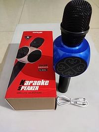 Sonilex SL-BS 204 Wireless Bluetooth Recording Condenser Handheld Stand Microphone with Bluetooth HI FI Speaker, Audio Recording for Cellphone Karaoke
