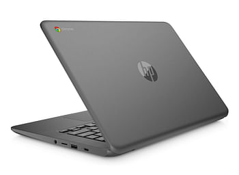 HP ChromeBook 14 G5 14inch Chromebook Intel N3350 Processor, 4GB DDR4 Memory, 32GB eMMC Storage, WiFi, B&O Play Audio, Chrome OS-Gray 14"-N3350-4GB-32GB SSD