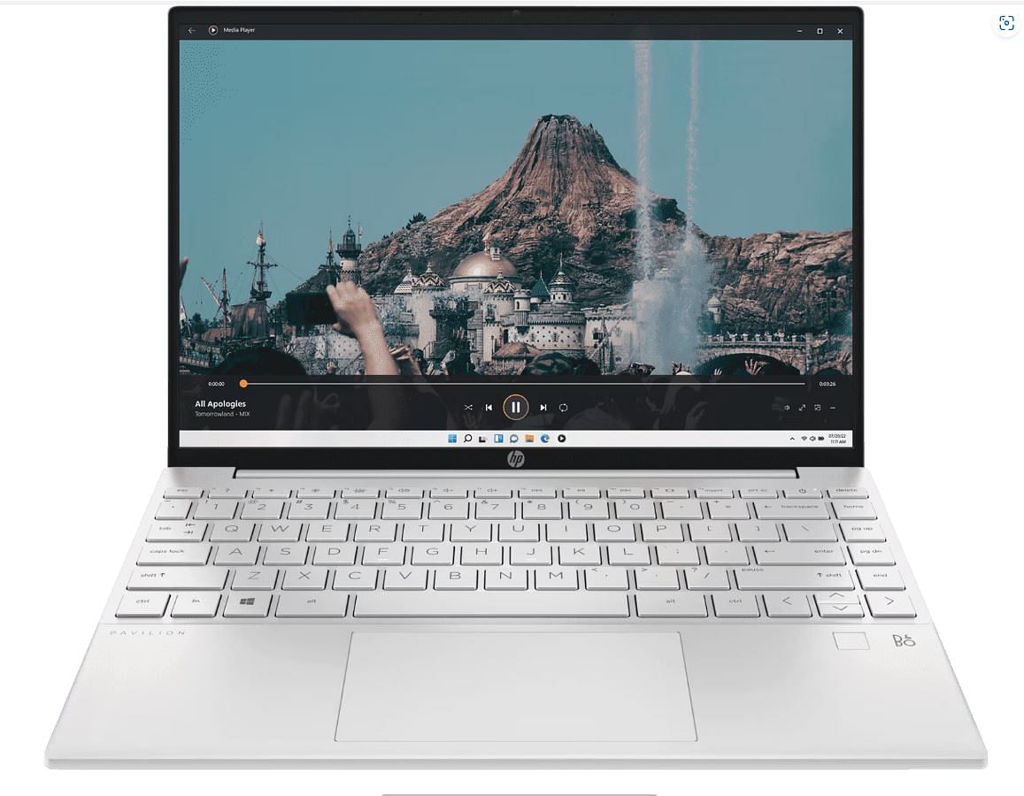 HP Pavilion Aero Laptop 13-be2057AU 2023 13.3 Inch diagonal WQXGA (2560*1600) Display AMD Ryzen 5 7535U 16 MB L3 cache 6 cores 12 threads AMD Radeon Graphics, HDMI, USB type C, US Backlit Keyboard Fingerprint Recognition Windows 11 Home 512GB SSD - 16 GB