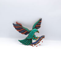 بروش النسر الفضي العتيق الطائر - صنع في نيبال