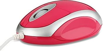 Speedlink Snappy Mobile USB Optical Mouse, 800 DPI Sensor Resolution, 3 Keys, Scroll Wheel, Pink