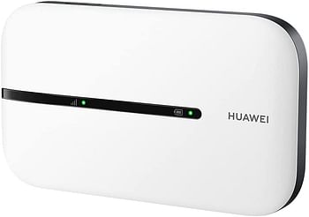 Huawei E5576 - CAT 4 ، 4G نقطة اتصال سفر منخفضة التكلفة ، تجوال على جميع الشبكات العالمية ، لا يلزم تكوين ، مخزون أصلي في المملكة المتحدة - أبيض