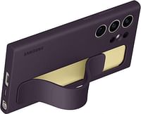 Samsung Galaxy S24 Ultra Standing Grip Case, Dark Violet