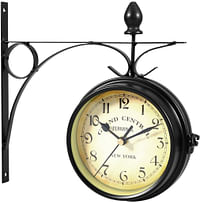 European Style Double Sided Vintage Wall Clock | Home Décor