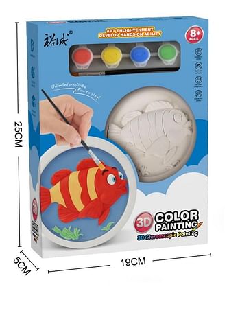 DIY Fish Paint Toys