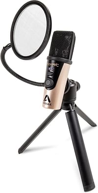 Hype Mic - USB Microphone With Analog Compression For Capturing Vocals and Instrument, Streaming Podcasting and Gaming