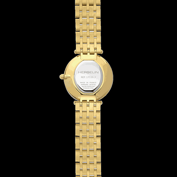 Michel Herbelien Women's Epsilon Stainless Steel Analog Wrist Watch M MH EPS17116/BP89 - 28 mm - Yellow Gold