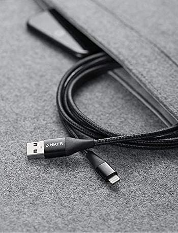 انكر كابل باورلاين بلس II USB نوع سي مع موصل لايتنينج بطول 3 قدم - لون اسود، موديل A8652H11