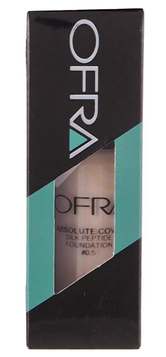 Ofra Absolute Cover Silk Peptide Foundation for Women, 0.5, 1 Ounce