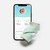 جهاز مراقبة الأطفال Owlet Smart Sock 3 مع الأكسجين ومعدل ضربات القلب BM06NNBBYG/أبيض