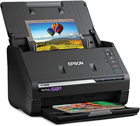 Epson Fastfoto FF-680W Wireless High-Speed Photo Scanner (B11B237201) Black