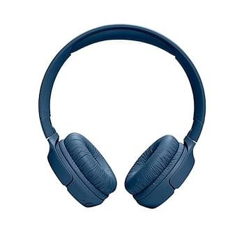 JBL Tune 520 BT Bluetooth On-Ear Headphone with Mic Pure Bass Sound, Up to 57H Battery Life - Blue
