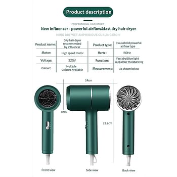 Hair Dryer Household Heating and Cooling Air Anion Hair Dryer