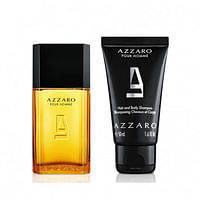Azzaro Pure Home Collection Men's Eau De Toilette 30 Ml + Hair And Body Shampoo 50 Ml