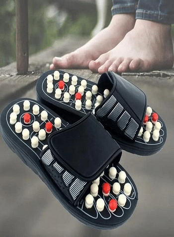 Massage Slipper Blood Circulation Therapy Reflective Massage Feet Care Reflexology Sandals for Women and Men