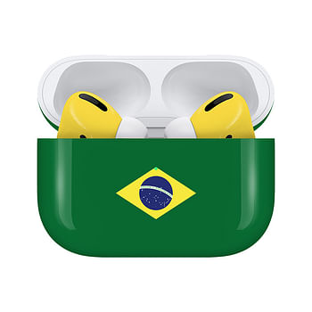 Apple Airpods Pro (2nd Generation) Customized By Caviar Glossy Brazil Flag