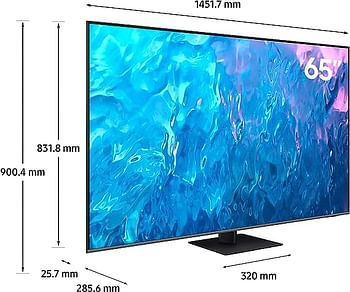 Samsung Smart TV, QLED, Q70C, 65 Inch Titan Gray, 2023, Quantum Processor 4K, Motion Enhancemnet, HDR10+, QA65Q70CAUXZN