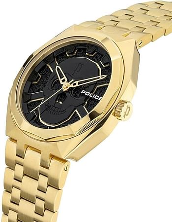 Police Men's watch PEWJG2110703 Gold Color