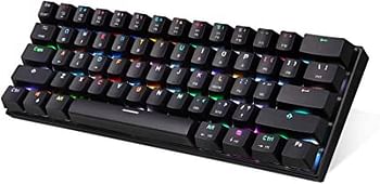 .لوحة مفاتيح الألعاب السلكية CK62 - إنجليزي